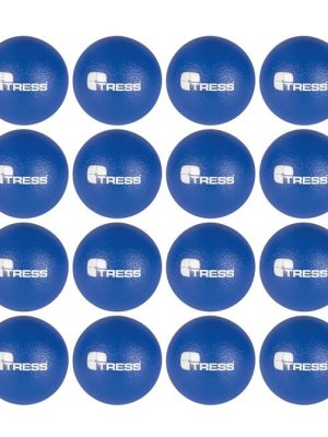 Froðukúlur með húð 15 cm, 24 stk. 24 froðukúlur í bláum lit.