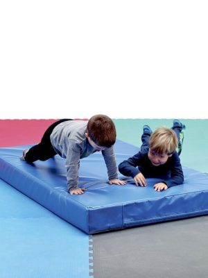 Leikmotta 160 x 100 x 15 cm með sterku, þvottanlegu áklæði.