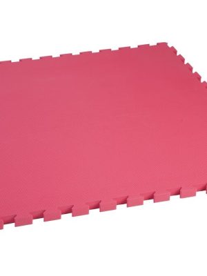 Mjúk motta, rauð 100 x 100 x 2,8 cm