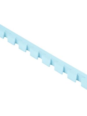 Bein brún fyrir mjúkar mottur, ljósblár 100 x 4 x 4 cm