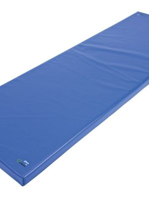 Leikmotta 180 x 60 x 6 cm PVC-hlíf - blár litur