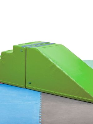 Skrið- og rennibrautarsett fyrir Dreka úr froðu, stiga- og rampasett