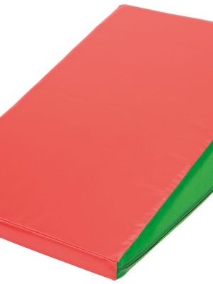 Fleygur 90 x 60 x 6/30 cm Litur áklæðis rauður/grænn