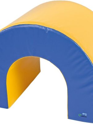 Göng 60 x 60 x 80 cm Litur áklæðis blár/gulur