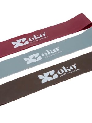 Oko æfingaólbönd, 3 í pakka. Úr 100% endurvinnanlegu efni.