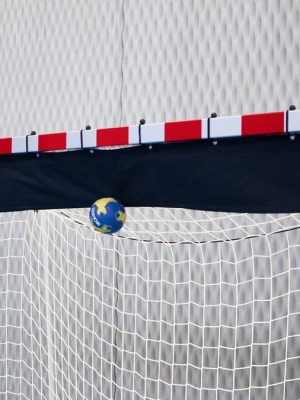Lítil þverslá úr pólýester fyrir handboltamörk