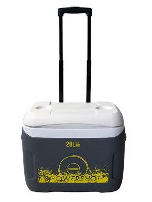 Kælitöskur úr hágæða efni með hjólum og handfangi, 28 lítrar