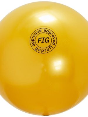 Fimleikabolti FIG 19 cm, gulur 420 g