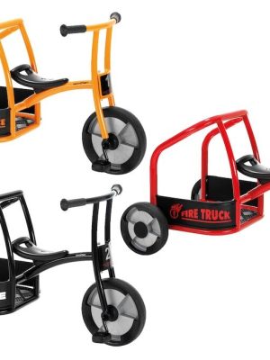 Winther Circleline reiðhjólasett, sett með þremur neyðarbílum.