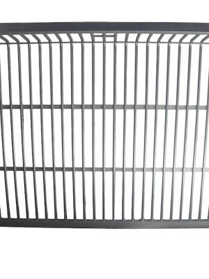 Stærð vallarins 300 x 200 cm með lokuðum hliðum. Heilsuðið heitgalvaniserað stál.