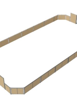 Fjölvallar LERKI 18 x 9 metrar. Þar á meðal 2 smámörk 240 x 160 cm.