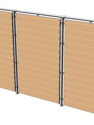 Kúluveggur LERKI 375 x 208 cm Breidd: 375 cm x Hæð: 208 cm