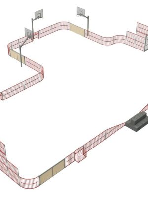Fjölnotavöllur úr stáli, Stamford Bridge, 23 x 18 metrar