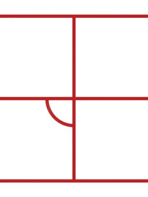 Rauð ostabakki Til að merkja út á malbiki