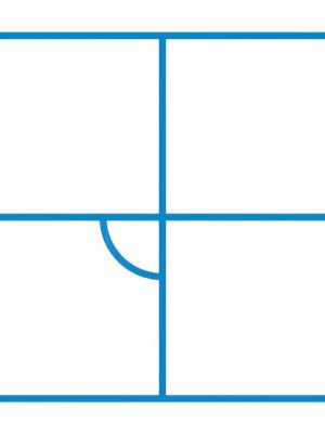 Blár ostabakki Til að merkja malbik