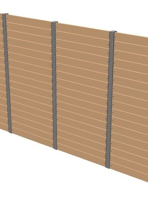 Kúluveggur 500 x 250 cm Breidd: 500 cm x Hæð: 250 cm