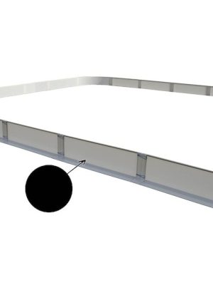 Inniboltasett 24 x 14 m Basic IFF, svart