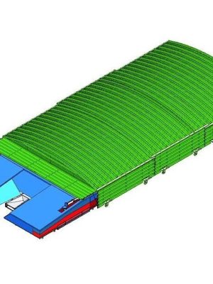 Bílskúr fyrir stangarstökkmottu WA