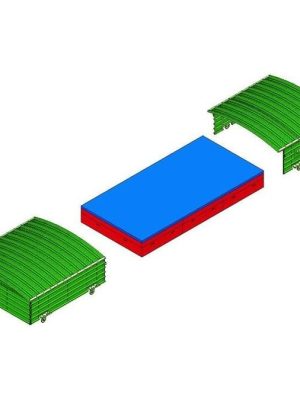 Bílskúr fyrir hástökksmottu International