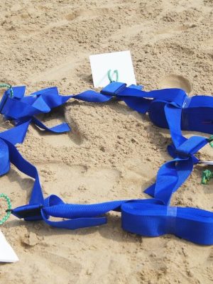 Línur fyrir strandhandbolta 27 x 12 metrar. Fullkomin vallarmerking.