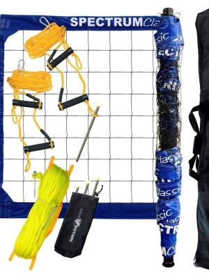 Strandblaknetkerfi Spectrum Classic Complete þar á meðal völlarlínur og flutningstaska