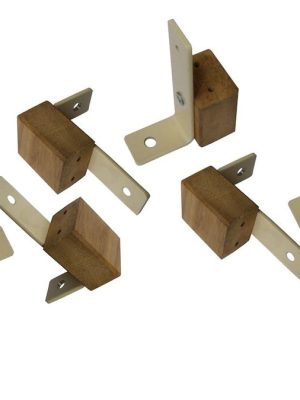 Festingarfesting fyrir tvöfalda ribbu án yfirhengis