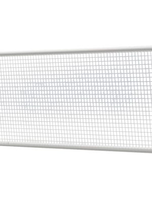 Fótboltamark 7 og 8 manna Elipsion, hvítt. Innifalið eru flutningshjól.