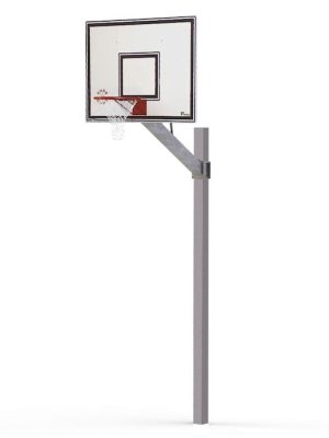 Einföld körfuboltastandur fyrir yfirborðsfestingu Með stöng til festingar á fast yfirborð