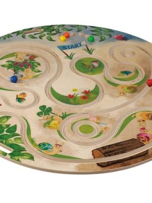 Erzi jafnvægisbretti með kringlóttri kúlubraut