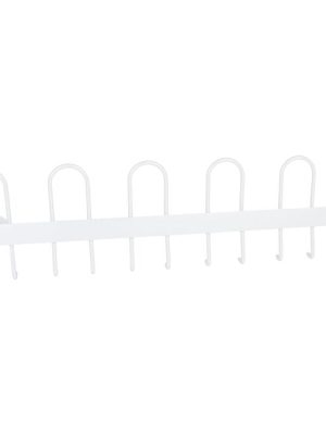 Fatahengi 90 cm, valfrjáls RAL litur með 12 krókum.