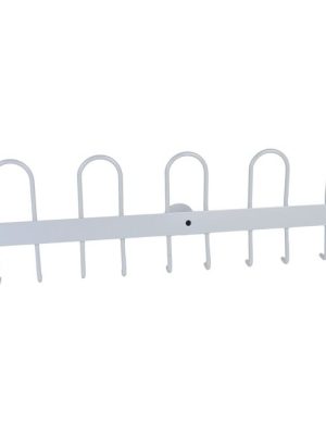 Fatahengi 105 cm, silfurgrátt með 14 krókum.