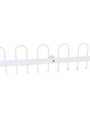 Fatahengi 120 cm, valfrjáls RAL litur með 16 krókum.