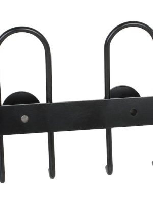 Fatahengi 30 cm, svart með 4 krókum