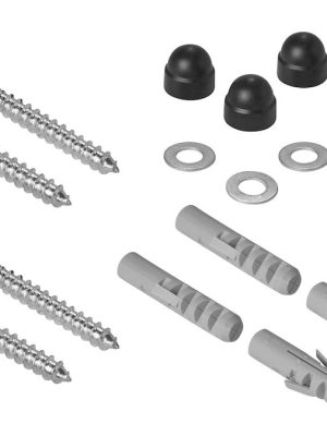 Festingarsett fyrir 2 veggstuðninga