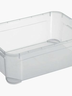 Plastkassi 55 x 38 x 19 cm 31 lítrar, gegnsæ gerð