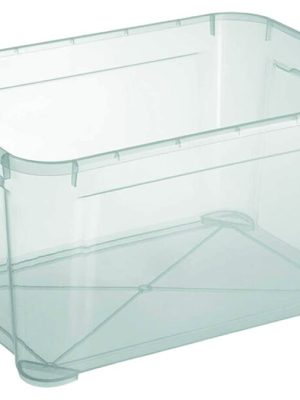 Plastkassi 55 x 38 x 28 cm 47 lítrar, gegnsæ gerð