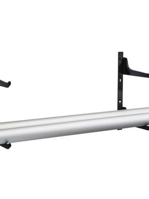 Veggfesting fyrir tvö sett af stuðningum. Fyrir badminton-, blak- og tennisstuðninga.