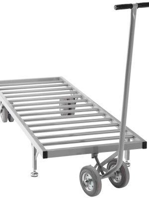 Flatbed eftirvagn 200 x 70 cm. Fæst án handfangs.