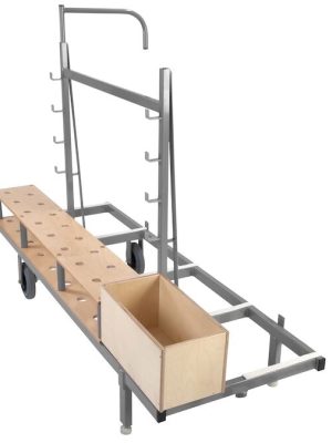 Flutningsvagn fyrir hljómsveitir og búnað Lengd: 200 cm x Breidd: 70 cm