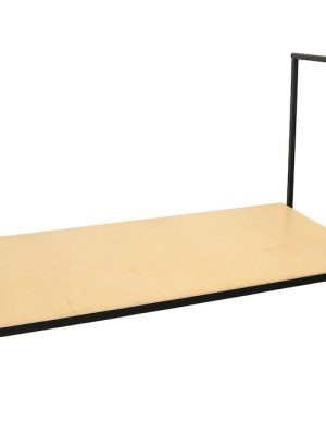 Flatpallsvagn 200 x 100 cm með föstum hengi