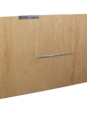 Göngugrind með hurð 200 x 100 cm, létt gerð