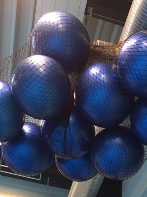 Kúlunet fyrir stóra bolta. Án lyftikerfis.