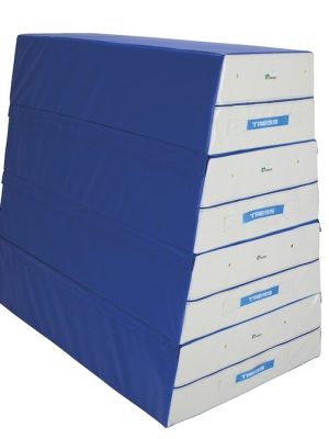 Froðuplata, 4 stykki, L 130 x B 40/80 x H 120 cm