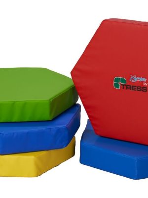 Froðujafnvægissteinar, sett með 5 hlutum, 50 x 50 x 10 cm