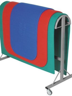 Flutningsvagn fyrir æfingamottur L: 130, B: 63, H: 110 cm