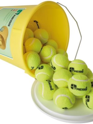 Tennisboltar fyrir skóla, 48 stk. í fötu. Góður tennisbolti fyrir skóla.