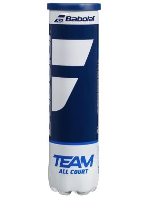Tennisboltar frá Babolat Team All Court, 4 stykki. ITF samþykktir.