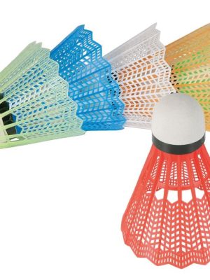 Badmintonkúlur Skemmtilegur túpa með 6 bitum í ýmsum litum