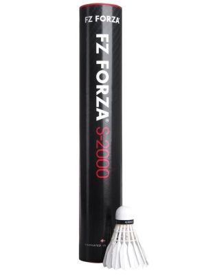 Badmintonboltar fyrir skóla, skutluboltar fyrir skóla með korkbotni (12 stk.)