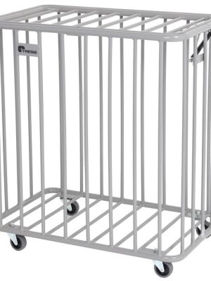 Kúluvagn með mjúkri lokun, grár L: 90 cm x B: 55 cm x H: 98 cm